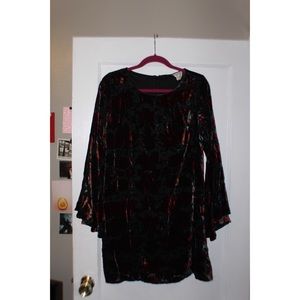 70s Style Velvet Dress